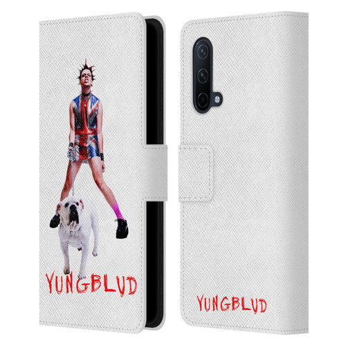 Yungblud Graphics Strawberry Lipstick Leather Book Wallet Case Cover For OnePlus Nord CE 5G