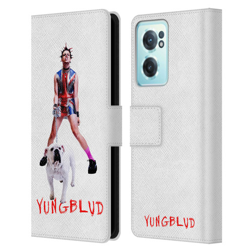 Yungblud Graphics Strawberry Lipstick Leather Book Wallet Case Cover For OnePlus Nord CE 2 5G