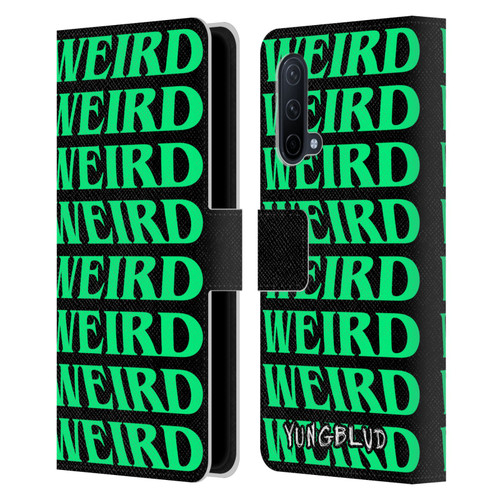 Yungblud Graphics Weird! Text Leather Book Wallet Case Cover For OnePlus Nord CE 5G