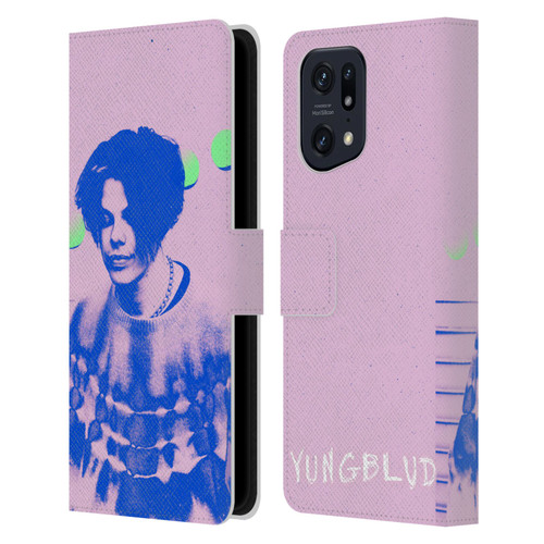 Yungblud Graphics Photo Leather Book Wallet Case Cover For OPPO Find X5