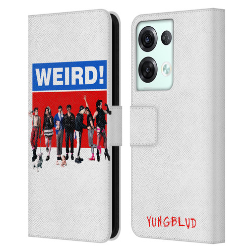 Yungblud Graphics Weird! Leather Book Wallet Case Cover For OPPO Reno8 Pro