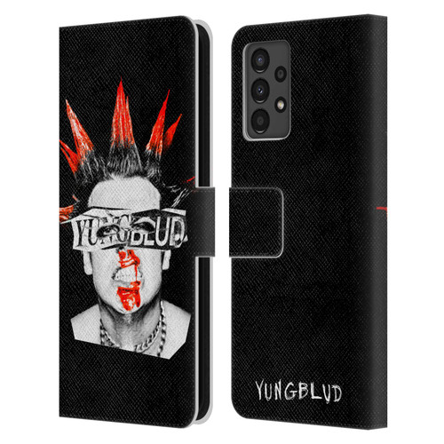 Yungblud Graphics Face Leather Book Wallet Case Cover For Samsung Galaxy A13 (2022)