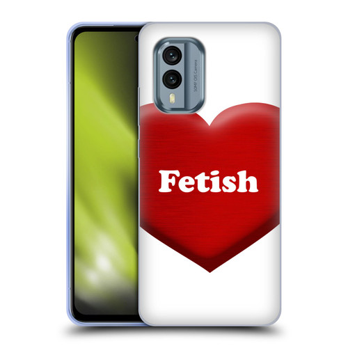 Selena Gomez Key Art Fetish Heart Soft Gel Case for Nokia X30