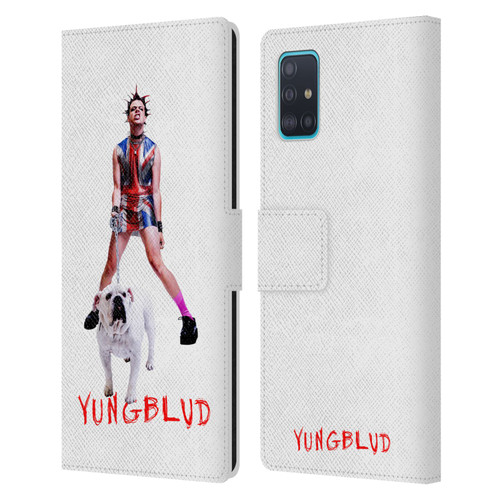 Yungblud Graphics Strawberry Lipstick Leather Book Wallet Case Cover For Samsung Galaxy A51 (2019)