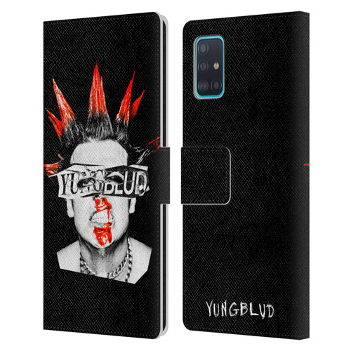 Yungblud Graphics Face Leather Book Wallet Case Cover For Samsung Galaxy A51 (2019)