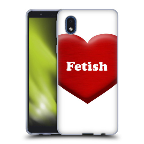 Selena Gomez Key Art Fetish Heart Soft Gel Case for Samsung Galaxy A01 Core (2020)