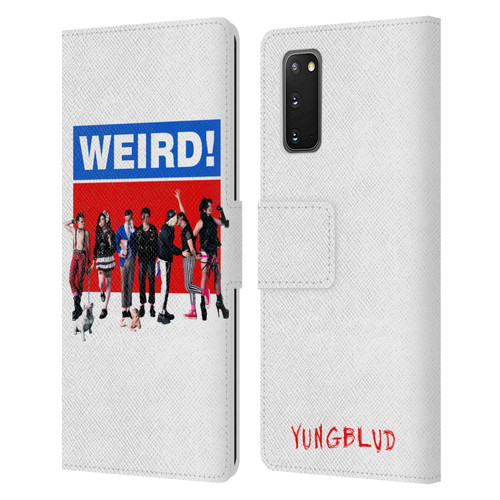 Yungblud Graphics Weird! Leather Book Wallet Case Cover For Samsung Galaxy S20 / S20 5G