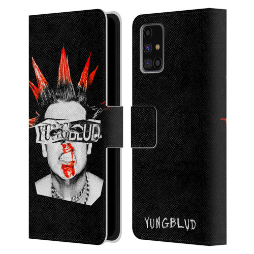 Yungblud Graphics Face Leather Book Wallet Case Cover For Samsung Galaxy M31s (2020)