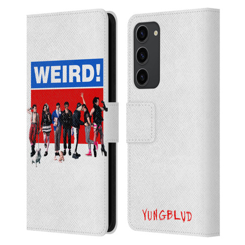 Yungblud Graphics Weird! Leather Book Wallet Case Cover For Samsung Galaxy S23+ 5G