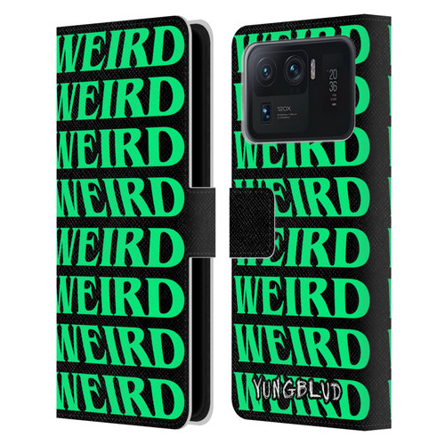 Yungblud Graphics Weird! Text Leather Book Wallet Case Cover For Xiaomi Mi 11 Ultra