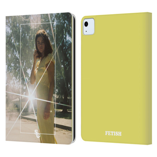 Selena Gomez Fetish Nightgown Yellow Leather Book Wallet Case Cover For Apple iPad Air 2020 / 2022