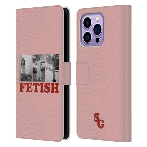 Selena Gomez Fetish Black & White Album Photos Leather Book Wallet Case Cover For Apple iPhone 14 Pro Max