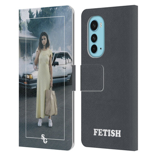 Selena Gomez Fetish Album Cover Leather Book Wallet Case Cover For Motorola Edge (2022)