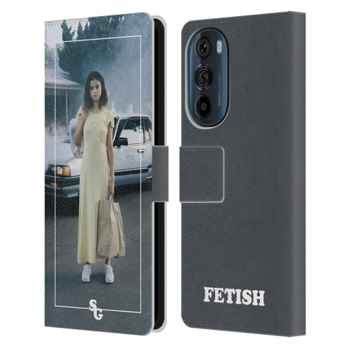 Selena Gomez Fetish Album Cover Leather Book Wallet Case Cover For Motorola Edge 30