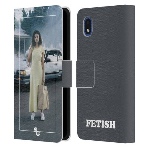 Selena Gomez Fetish Album Cover Leather Book Wallet Case Cover For Samsung Galaxy A01 Core (2020)