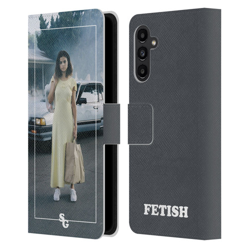 Selena Gomez Fetish Album Cover Leather Book Wallet Case Cover For Samsung Galaxy A13 5G (2021)