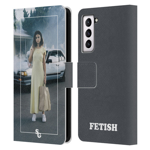 Selena Gomez Fetish Album Cover Leather Book Wallet Case Cover For Samsung Galaxy S21 5G