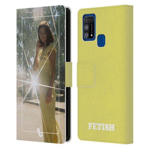 Selena Gomez Fetish Nightgown Yellow Leather Book Wallet Case Cover For Samsung Galaxy M31 (2020)