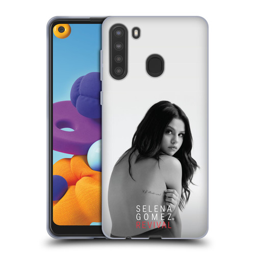 Selena Gomez Revival Back Cover Art Soft Gel Case for Samsung Galaxy A21 (2020)