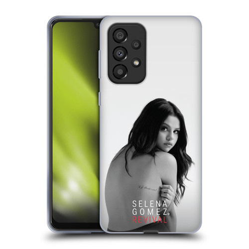 Selena Gomez Revival Back Cover Art Soft Gel Case for Samsung Galaxy A33 5G (2022)