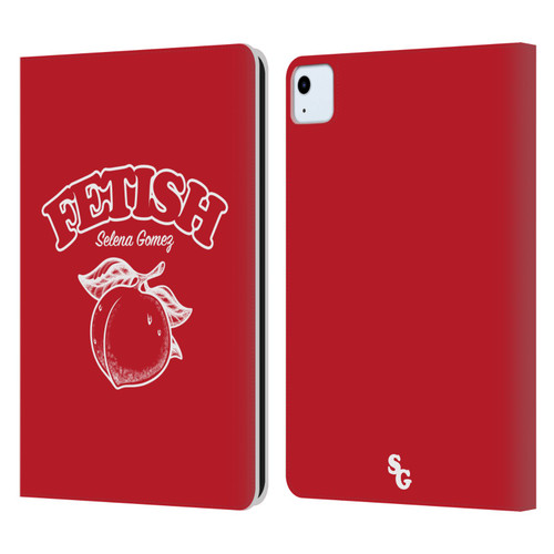 Selena Gomez Key Art Fetish Peach Mono Leather Book Wallet Case Cover For Apple iPad Air 2020 / 2022