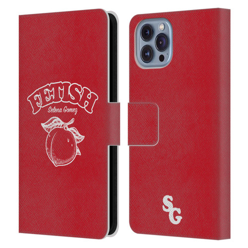 Selena Gomez Key Art Fetish Peach Mono Leather Book Wallet Case Cover For Apple iPhone 14