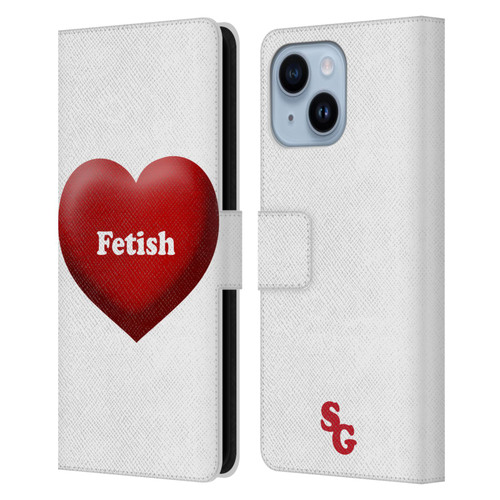Selena Gomez Key Art Fetish Heart Leather Book Wallet Case Cover For Apple iPhone 14 Plus