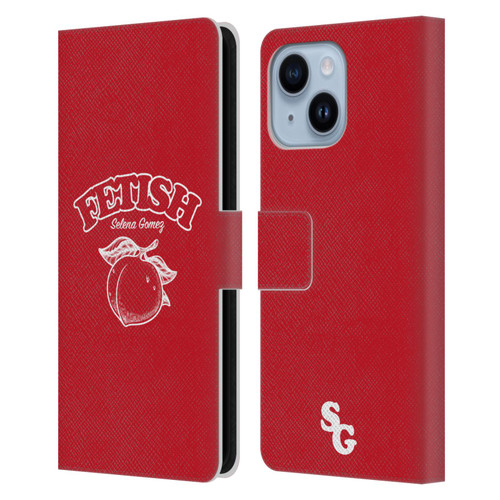 Selena Gomez Key Art Fetish Peach Mono Leather Book Wallet Case Cover For Apple iPhone 14 Plus