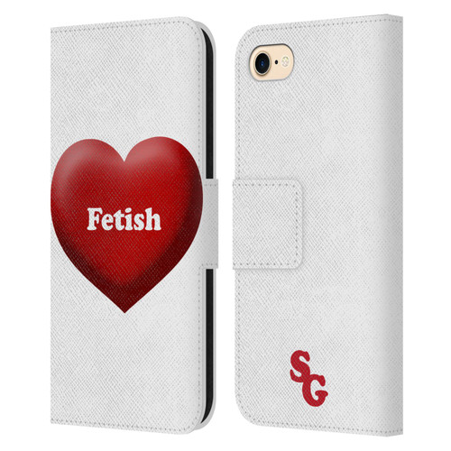 Selena Gomez Key Art Fetish Heart Leather Book Wallet Case Cover For Apple iPhone 7 / 8 / SE 2020 & 2022