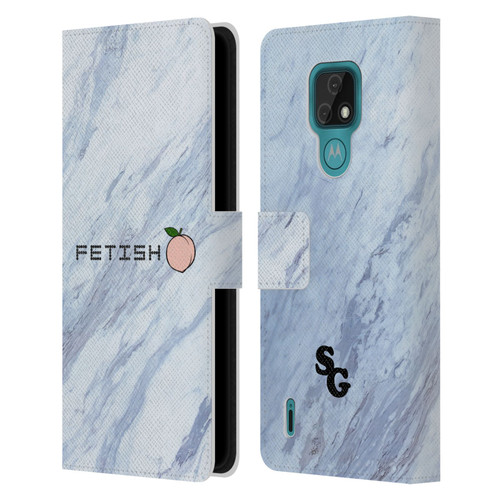 Selena Gomez Key Art Fetish Peach Leather Book Wallet Case Cover For Motorola Moto E7