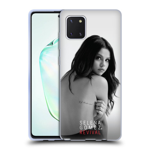 Selena Gomez Revival Back Cover Art Soft Gel Case for Samsung Galaxy Note10 Lite