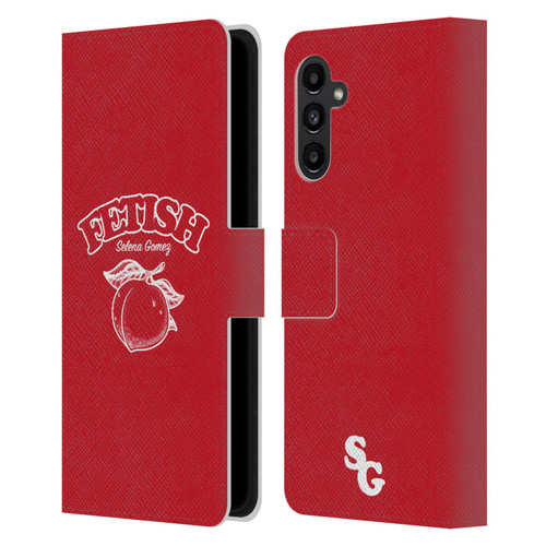 Selena Gomez Key Art Fetish Peach Mono Leather Book Wallet Case Cover For Samsung Galaxy A13 5G (2021)