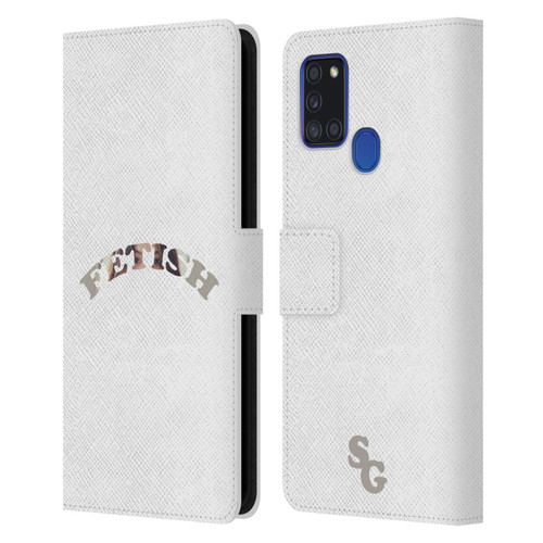 Selena Gomez Key Art Fetish Eyes Leather Book Wallet Case Cover For Samsung Galaxy A21s (2020)