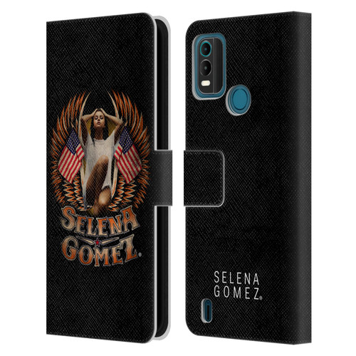 Selena Gomez Revival Biker Fashion Leather Book Wallet Case Cover For Nokia G11 Plus