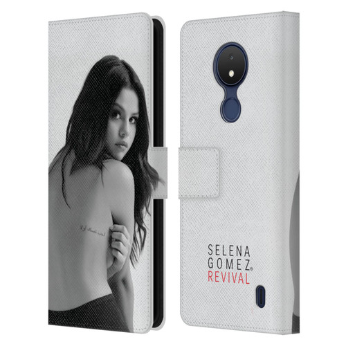 Selena Gomez Revival Back Cover Art Leather Book Wallet Case Cover For Nokia C21