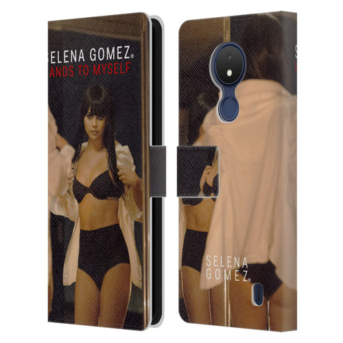 Selena Gomez Revival Hands to myself Leather Book Wallet Case Cover For Nokia C21