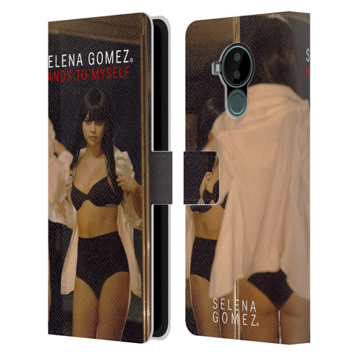 Selena Gomez Revival Hands to myself Leather Book Wallet Case Cover For Nokia C30