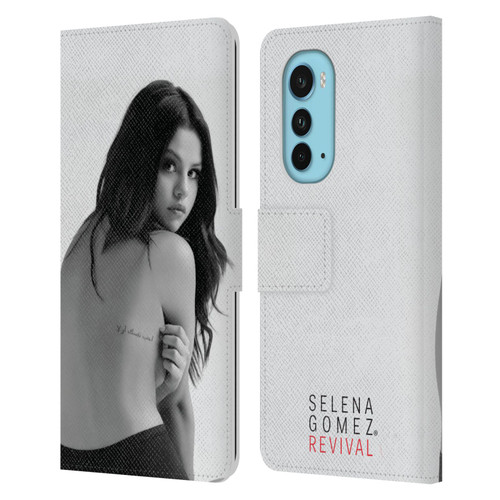 Selena Gomez Revival Back Cover Art Leather Book Wallet Case Cover For Motorola Edge (2022)