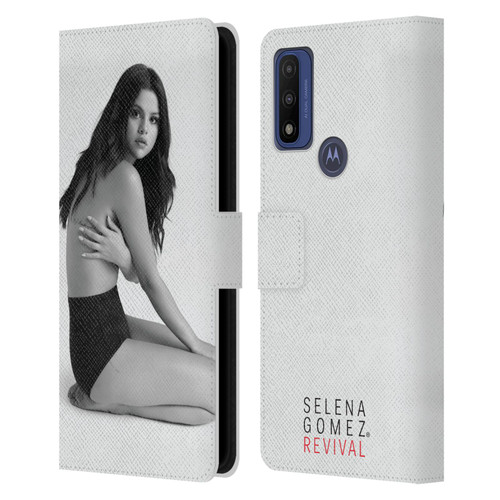 Selena Gomez Revival Side Cover Art Leather Book Wallet Case Cover For Motorola G Pure