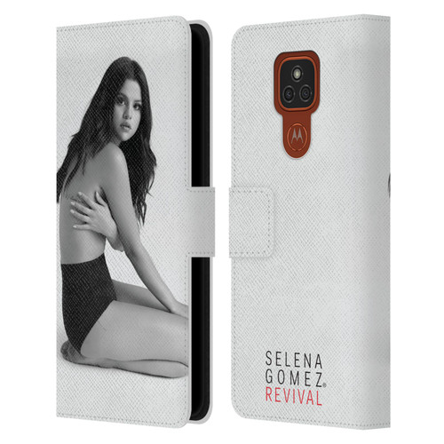 Selena Gomez Revival Side Cover Art Leather Book Wallet Case Cover For Motorola Moto E7 Plus