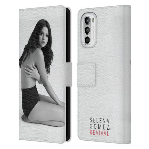Selena Gomez Revival Side Cover Art Leather Book Wallet Case Cover For Motorola Moto G52