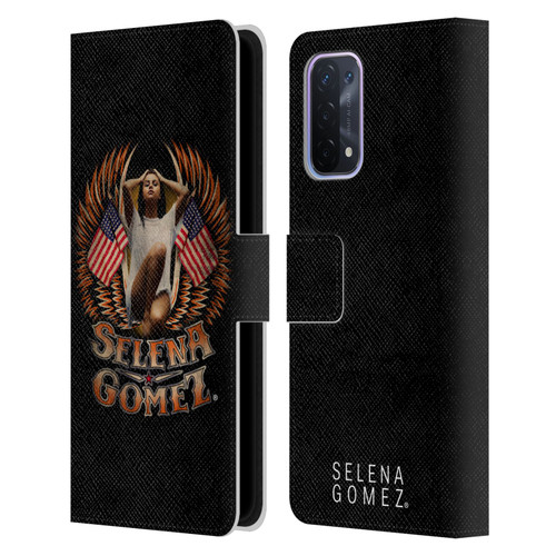 Selena Gomez Revival Biker Fashion Leather Book Wallet Case Cover For OPPO A54 5G