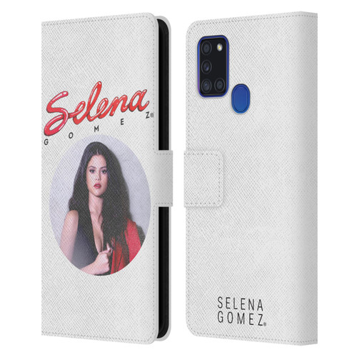 Selena Gomez Revival Kill Em with Kindness Leather Book Wallet Case Cover For Samsung Galaxy A21s (2020)