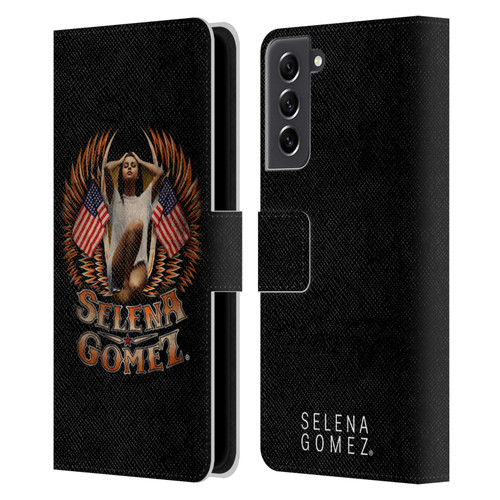 Selena Gomez Revival Biker Fashion Leather Book Wallet Case Cover For Samsung Galaxy S21 FE 5G
