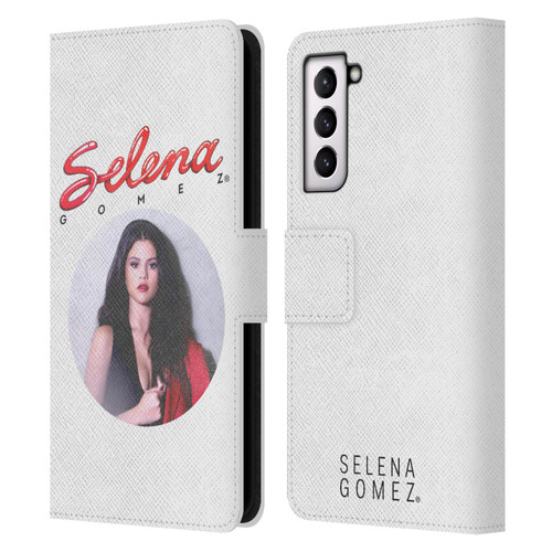 Selena Gomez Revival Kill Em with Kindness Leather Book Wallet Case Cover For Samsung Galaxy S21 5G