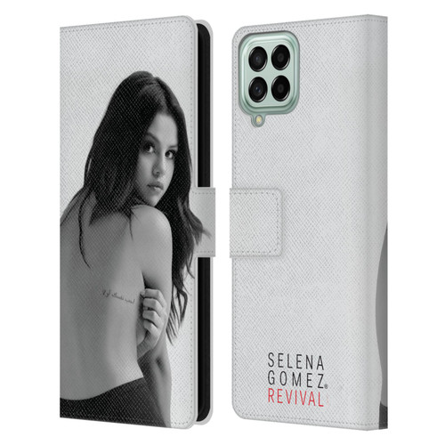 Selena Gomez Revival Back Cover Art Leather Book Wallet Case Cover For Samsung Galaxy M33 (2022)