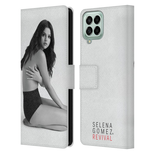 Selena Gomez Revival Side Cover Art Leather Book Wallet Case Cover For Samsung Galaxy M33 (2022)