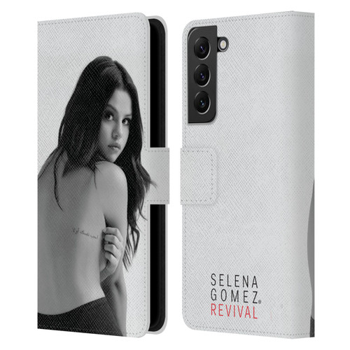 Selena Gomez Revival Back Cover Art Leather Book Wallet Case Cover For Samsung Galaxy S22+ 5G