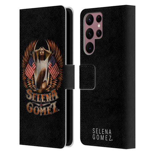 Selena Gomez Revival Biker Fashion Leather Book Wallet Case Cover For Samsung Galaxy S22 Ultra 5G