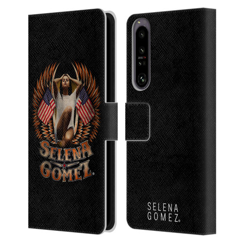 Selena Gomez Revival Biker Fashion Leather Book Wallet Case Cover For Sony Xperia 1 IV